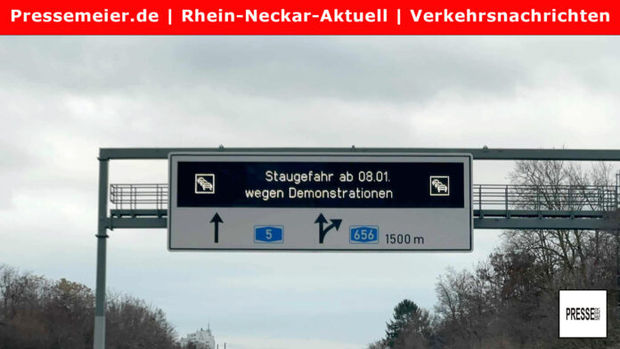 Pressemeier Rhein-Neckar-Aktuell A5 A6 Verkehrsnachrichten Autobahn
